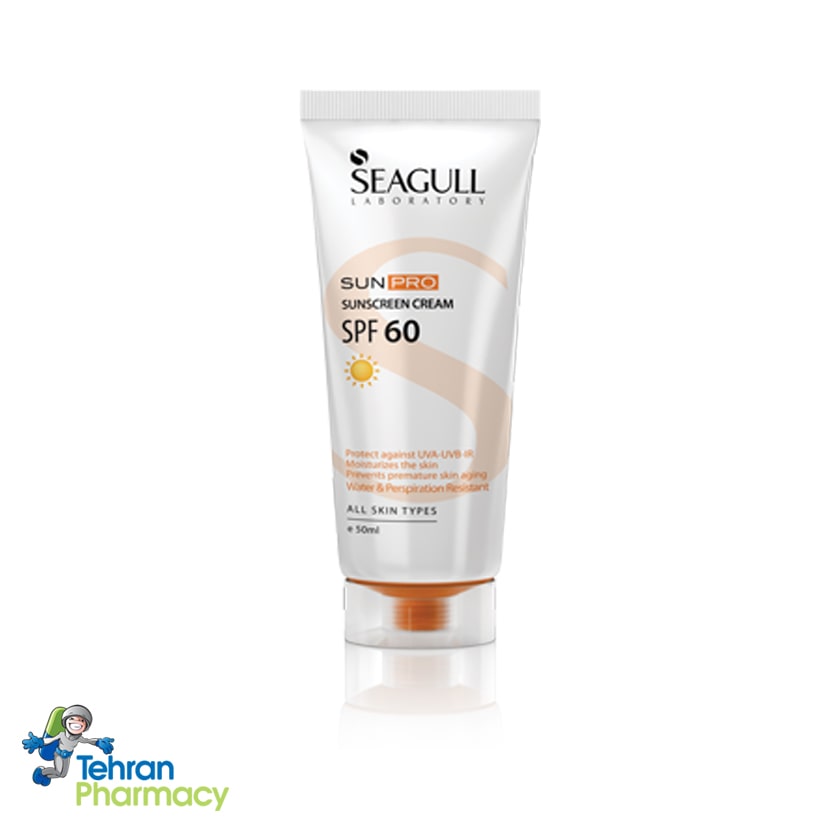 کرم ضد آفتاب سی گل  SEAGULL - SPF60